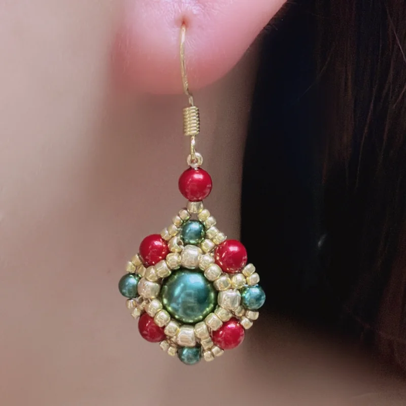 Teardrop Faux Pearl Earrings