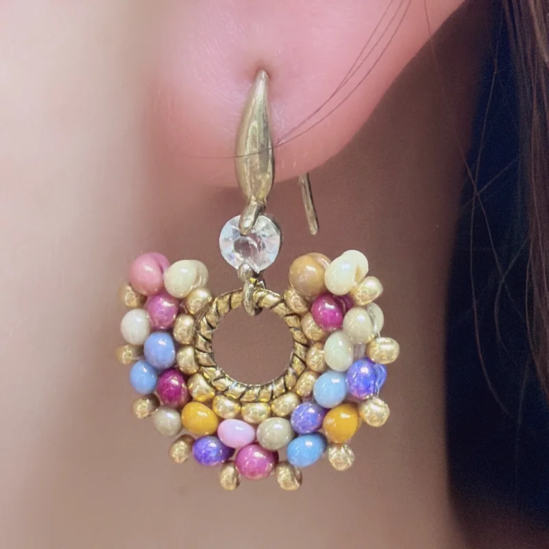 Fan Drop Earrings